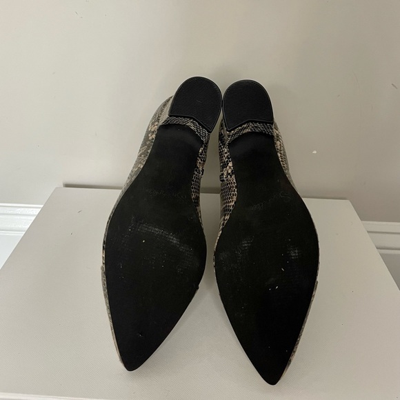 NBW Seychelles No One Like You - Python print leather boots - booties Size 6 - Picture 10 of 10